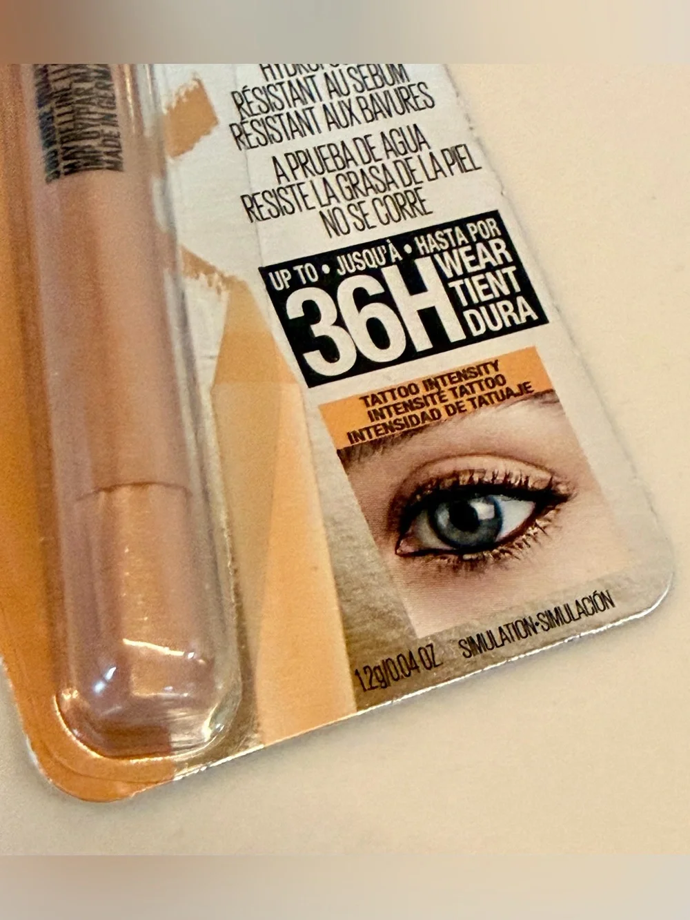 Maybelline NEW Tattoo Studio 36 Hour Gel Eye Liners. Bronze/Rose/ Lime